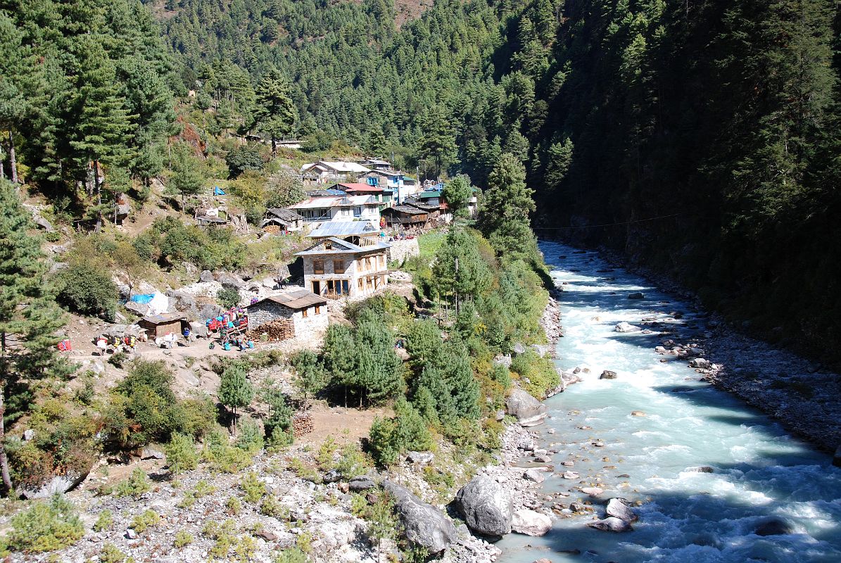 Lukla To Namche Bazaar 21 Jorsale Beside Dudh Kosi